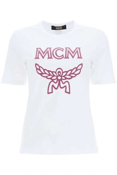 Shop Mcm T-shirt With Logo In White