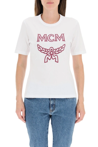 Shop Mcm T-shirt With Logo In White