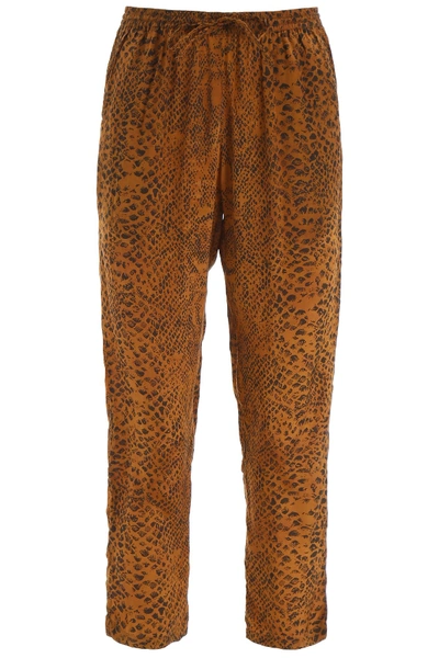 Shop Mes Demoiselles Kung Trousers In Ocre