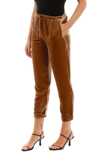 Shop Mes Demoiselles Spay Trousers In Nude
