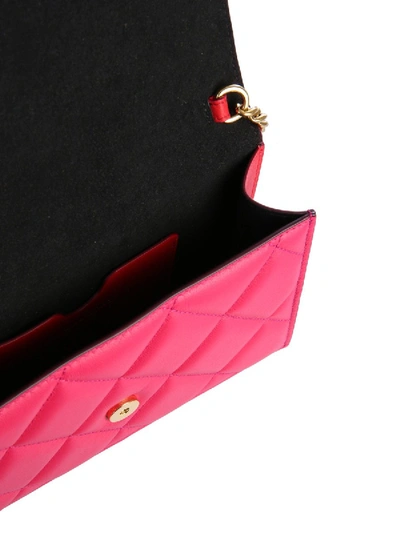 Shop Alexander Mcqueen Mini "skull" Bag In Fuchsia