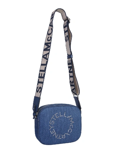 Shop Stella Mccartney Mini Camera Bag In Denim