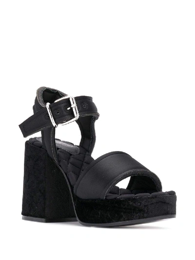 Shop Mm6 Maison Margiela Sandals In Nero