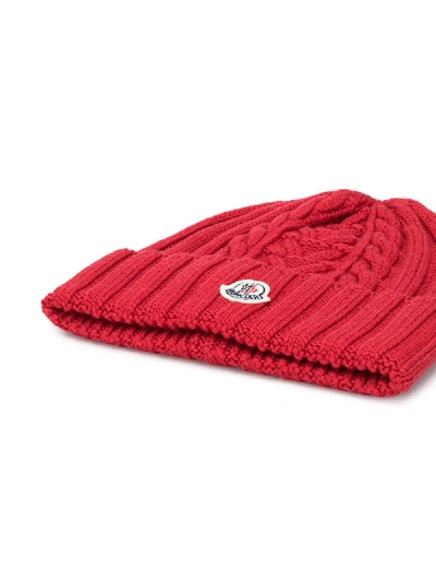 Shop Moncler Accessories In Rosso