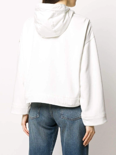 Shop Moncler Sweaters In Bianco