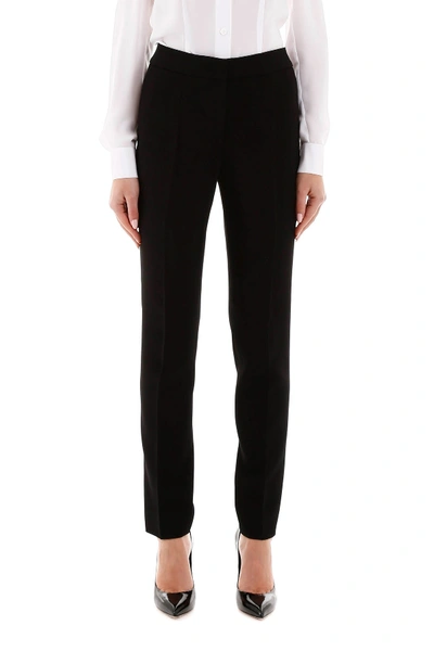 Shop Moschino Classic Trousers In Nero