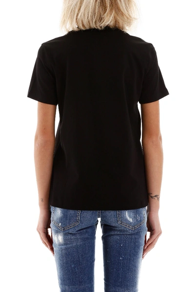 Shop Moschino Trick Or Chic T-shirt In Fantasia Nero