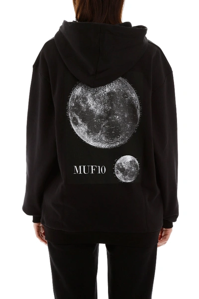 Shop Muf10 Logo Print Hoodie In Black