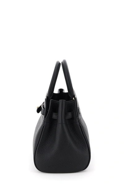 Shop Mulberry Belted Bayswater Small Bag In Black