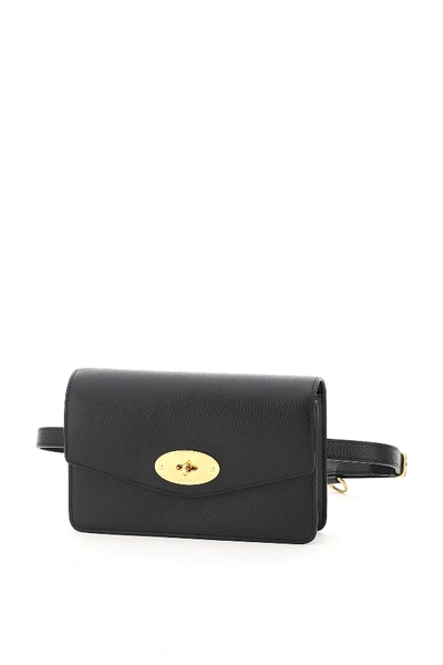 Shop Mulberry Small Darley Leather Belt Bag In Black