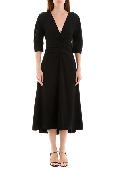 Shop N°21 N.21 Draped Dress In Black