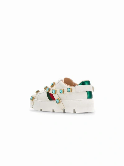 Gucci Ace Sneaker With Crystals, $1,250, farfetch.com