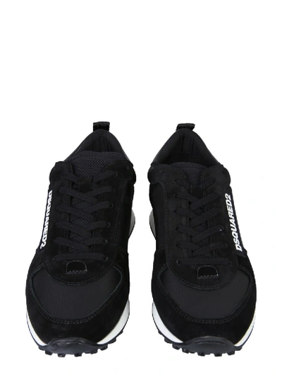 Shop Dsquared2 New Runner Hiking Sneakers In Black