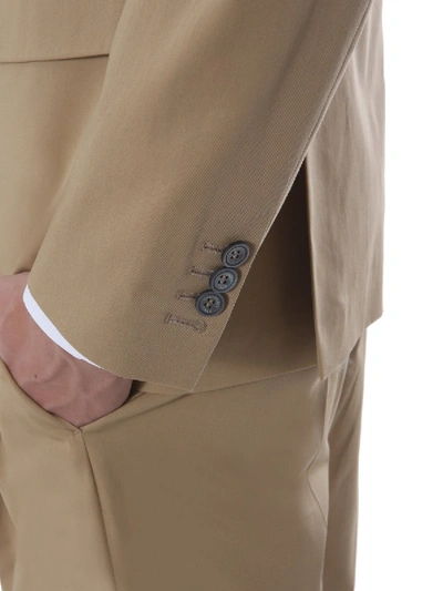 Shop Dsquared2 New York Suit In Beige