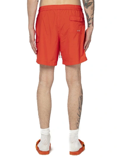 Shop Heron Preston Nylon Swimsuit Orange