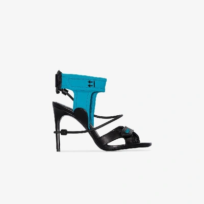 Shop Off-white Off White Sandals In Blu