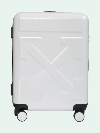 Shop Off-white Off White Suitcases In Bianco