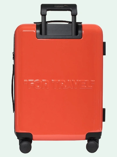 Shop Off-white Off White Suitcases In Rosso