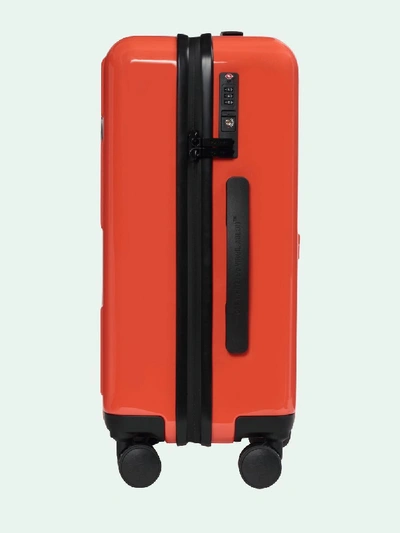 Shop Off-white Off White Suitcases In Rosso
