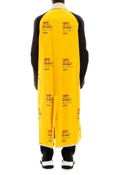 Shop Off-white Industrial Raincoat In Yellow