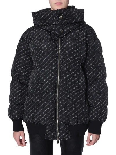 Shop Stella Mccartney Oversize Fit Down Jacket In Black