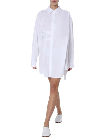 Shop Maison Margiela Oversize Fit Shirt In White