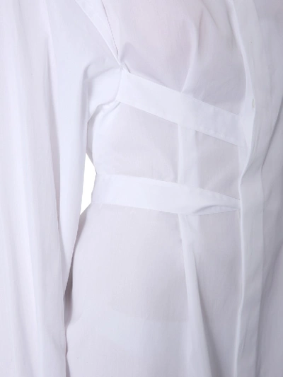 Shop Maison Margiela Oversize Fit Shirt In White