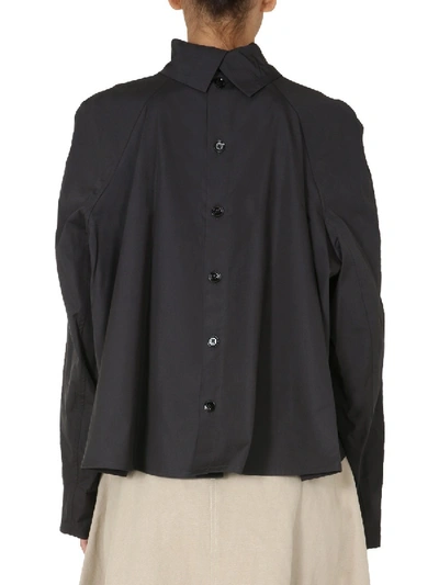 Shop Lemaire Oversize Fit Shirt In Dove