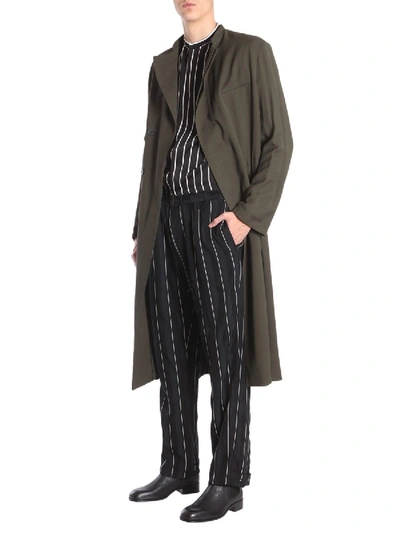 Shop Haider Ackermann Oversize Fit Trench Coat In Brown