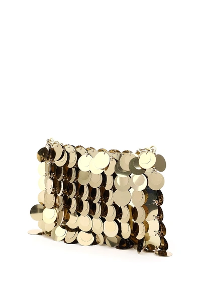 Shop Paco Rabanne Iconic 1969 Sparkle Bag In Light Gold