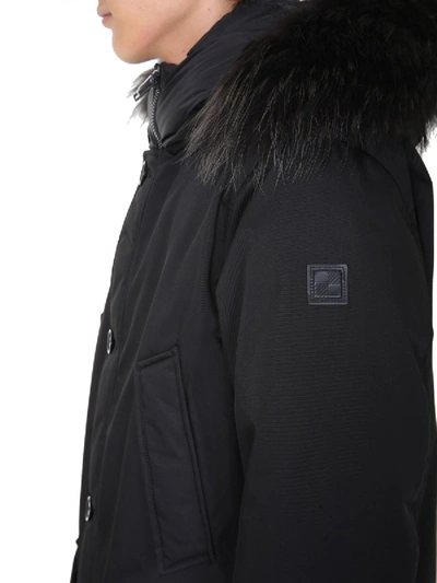 Shop Woolrich Padded Parka In Black