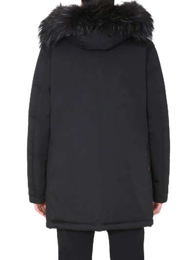 Shop Woolrich Padded Parka In Black