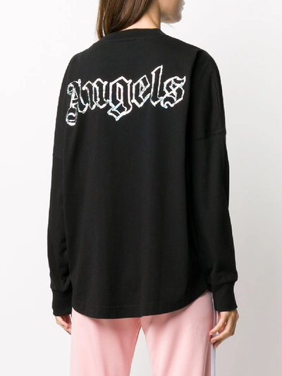 Shop Palm Angels T-shirts And Polos In Nero