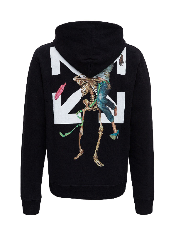 Off-White Pascal skeleton painting hoodie