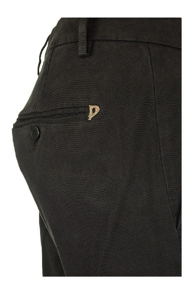 Shop Dondup Perfect Gabardine Pants In Black