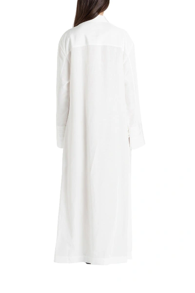 Shop Jil Sander Pinafore Dress In White