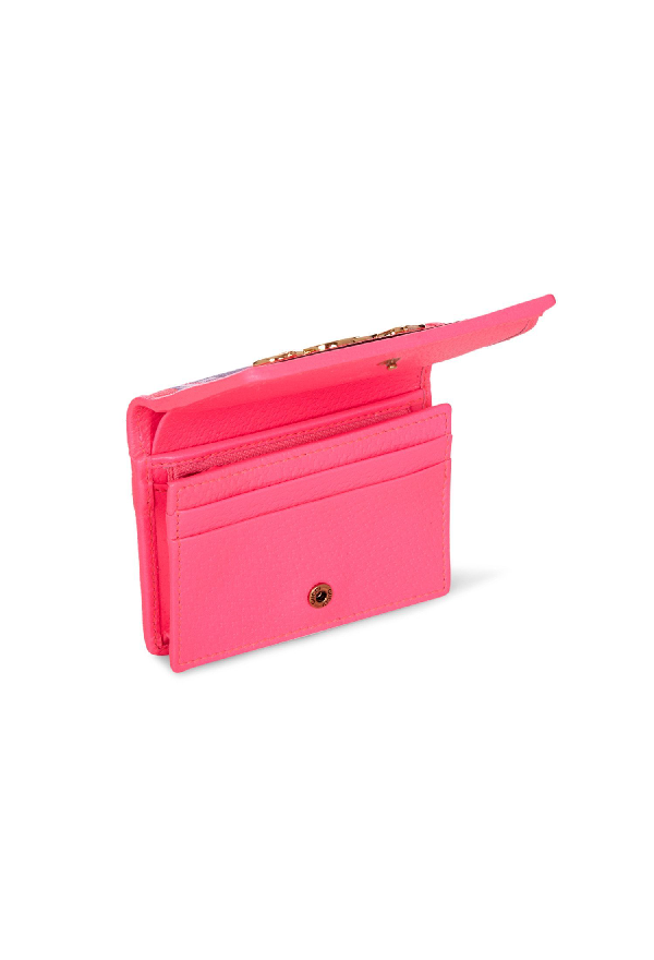 Gucci Pink Gg Floral Print Wallet In Beige-blu | ModeSens