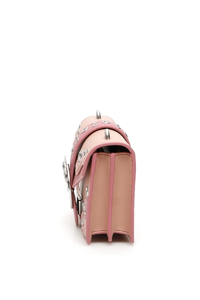 Shop Pinko Mini Love Romantic Bag In Rosa