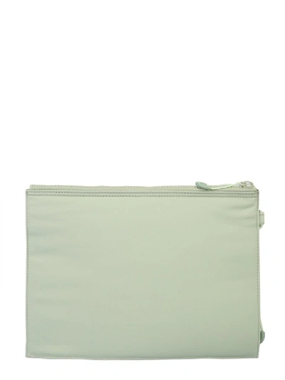 Shop Kenzo Pouch With Logo Unisex In Green