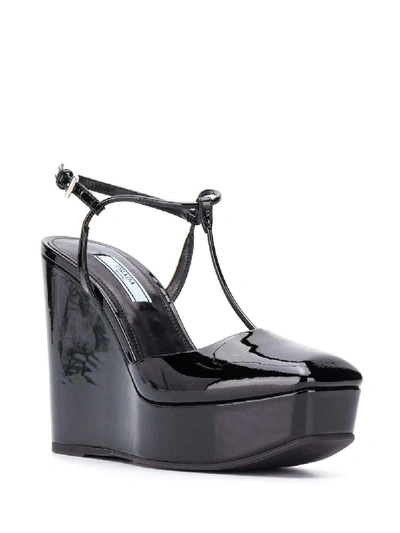 Shop Prada With Heel In Nero