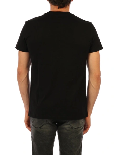 Shop Balmain Printed T-shirt Black
