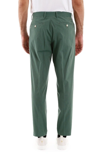 Shop Pt01 Larry Cotton Trousers In Militare