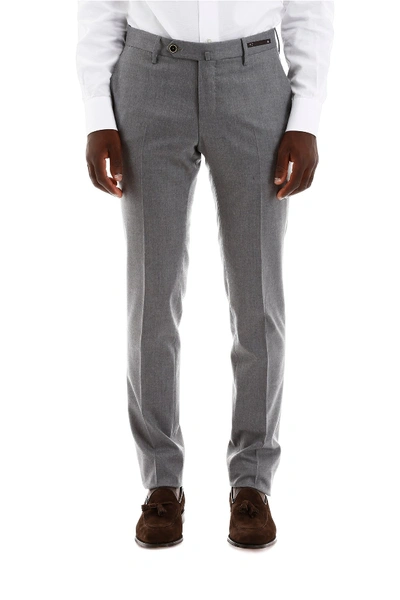 Shop Pt01 Slim Trousers In Lt Grey