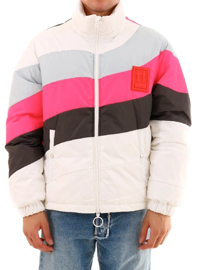 Shop Off-white Puffer Jacket In White