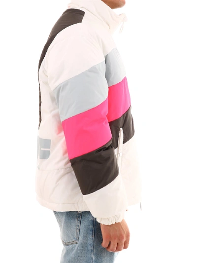 Shop Off-white Puffer Jacket In White