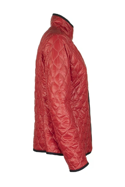 Shop Fay Quilted Jacket In Red