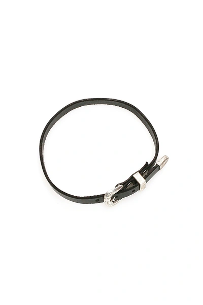 Shop R13 Leather Choker Necklace In Black