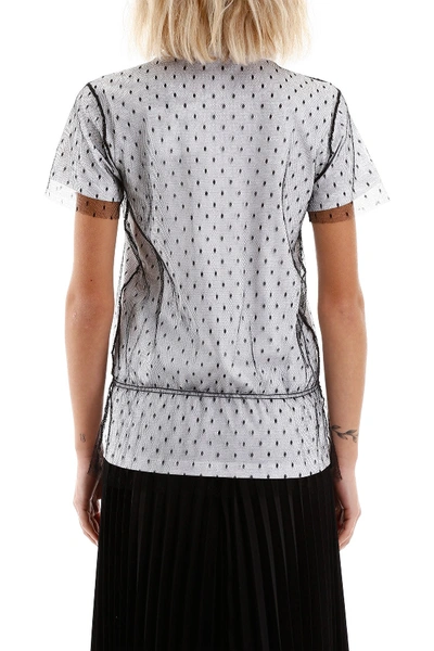 Shop Red Valentino Red Ballet T-shirt In Bianco Nero