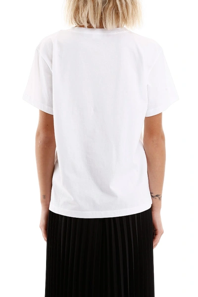 Shop Red Valentino Red Ballet T-shirt In Bianco