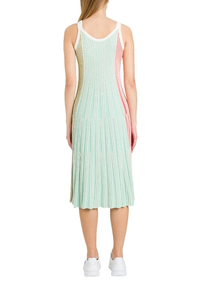 Shop Kenzo Ribbed Knit Dress In Multicolor